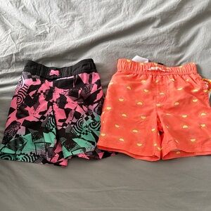 Bundle Kids Swim Shorts x 2 one is NWT sz 6